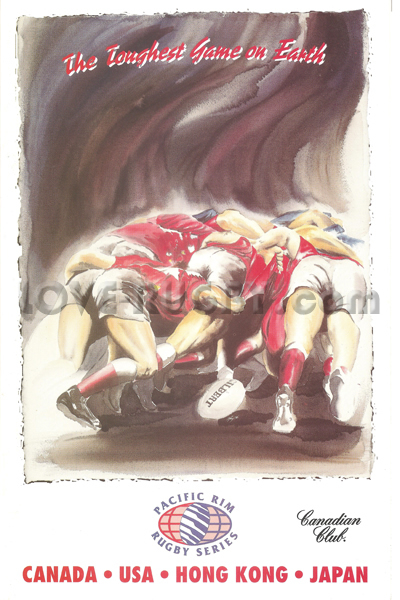 1996 Canada v Hong Kong  Rugby Programme